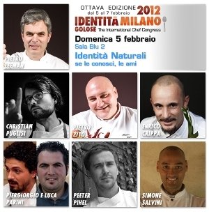 Nel collage di Manuel Crippa, i volti dei 7 protagonisti di Identità Naturali, 5 febbraio in Sala Blu 2 del MiCo, via Gattamelata 5 a Milano