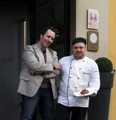 Francesco Palumbo and Stefano Ierardi, maître and chef, 33 and 37 years old
