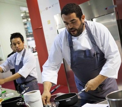 Roy Caceres, colombiano, chef di Metamorfosi a Roma