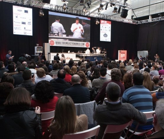 La platea del Fórum Gastronómico 2014, appena chiuso a La Coruña