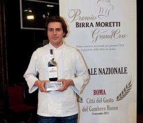 Giuliano Baldessari, ora all'Aqua Crua di Barbarano Vicentino, vincitore dell'edizione 2011, la prima 