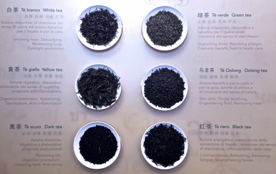 The main types of tea in China 