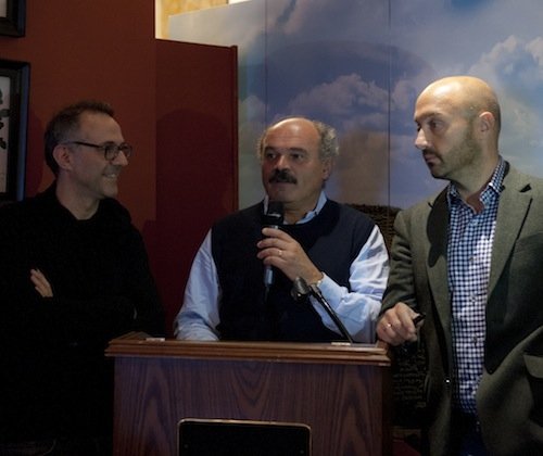 Massimo Bottura, Oscar Farinetti e Joe Bastianich