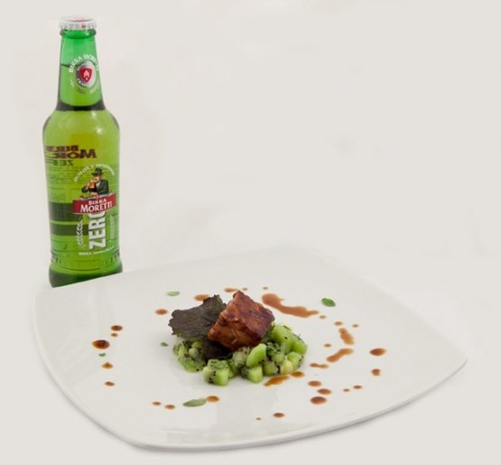 L'abbinamento: Birra Moretti Zero