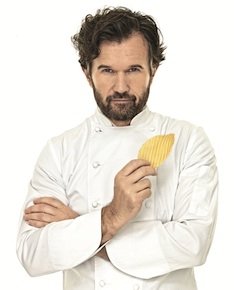 Carlo Cracco and the smoking chip