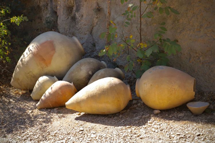 Amphorae, an emblem of Armenian and Georgian wine