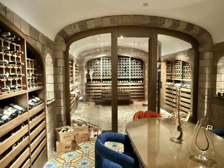 Particolare della nuova cantina