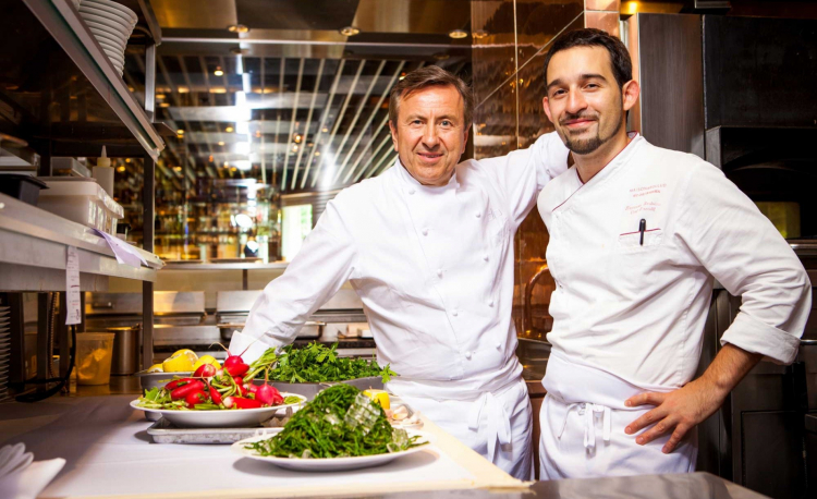 Riccardo Bertolino e Daniel Boulud