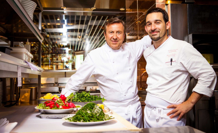 Riccardo Bertolino e Daniel Boulud
