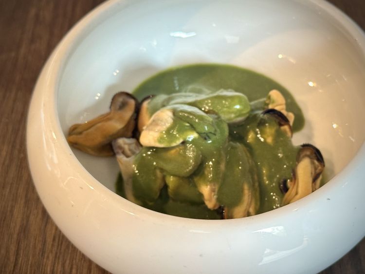 Cozze e lattuga di mare
