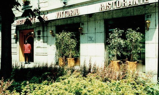 La sede storica di Da Vittorio, inaugurata a Bergamo città il 6 aprile 1966
