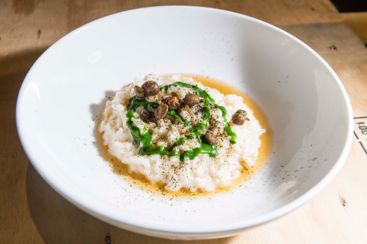 Risotto alla mugnaia, brown butter e sogliola
