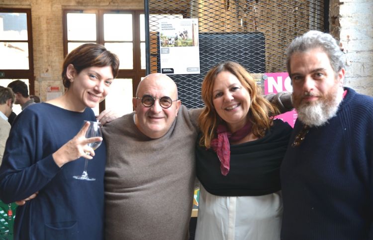 Gli organizzatori della rassegna: Manuela La Iacona, Franco Virga, Stefania Milano, Giovanni Gagliardi
