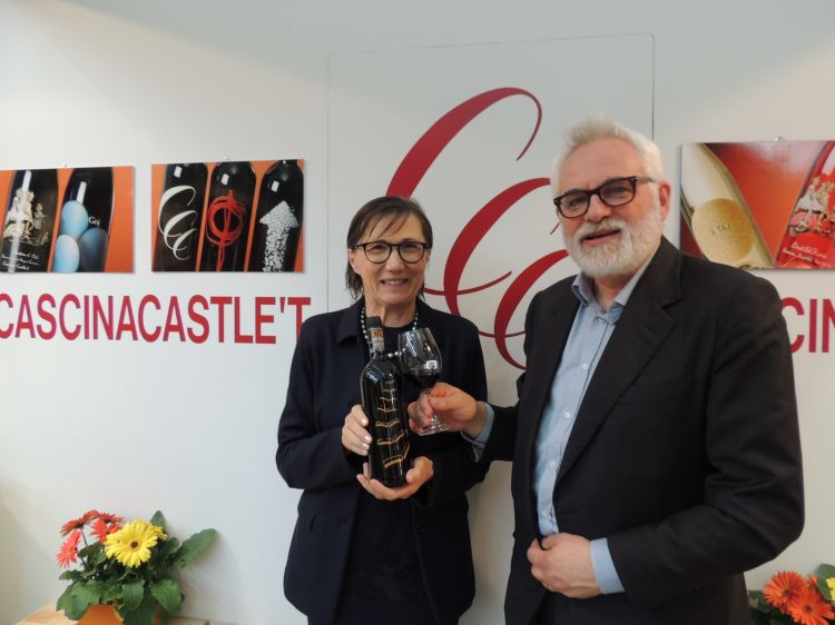 Marisa con il compianto Giacomo Bersanetti