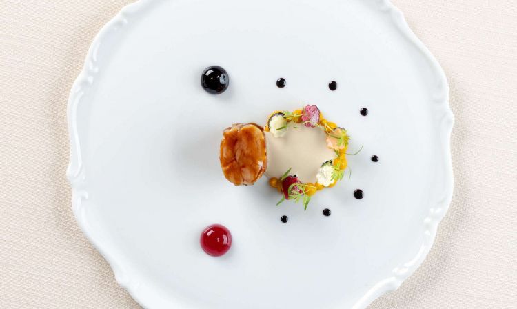 Quaglia, salsa tonnata, carota o mirtilli