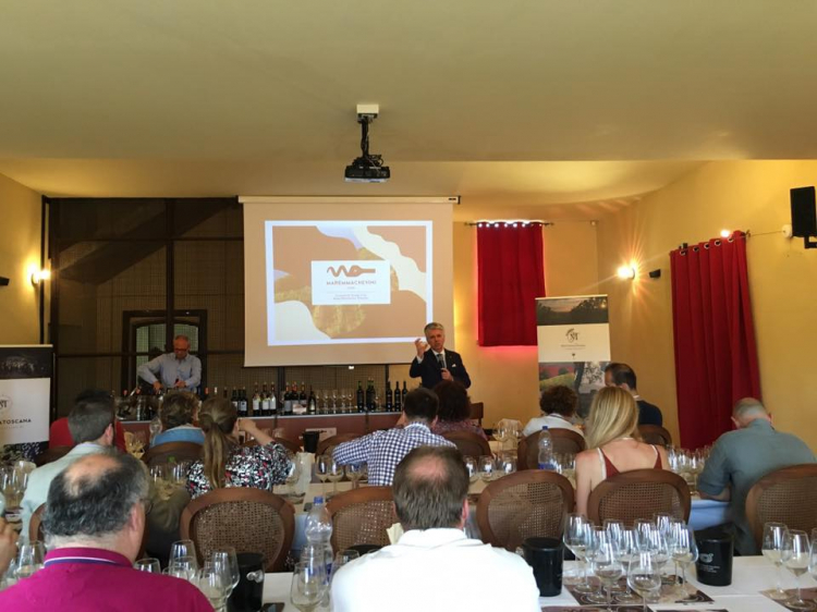 La masterclass con dieci vini rappresentativi della produzione maremmana
