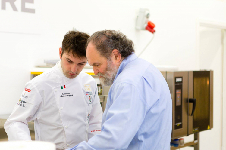 Con il presidente dell'Accademia italiana del Bocuse d'Or Luciano Tona