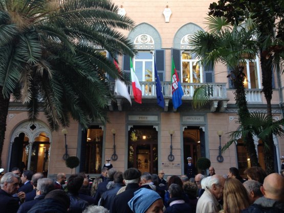 Un momento dell'inaugurazione