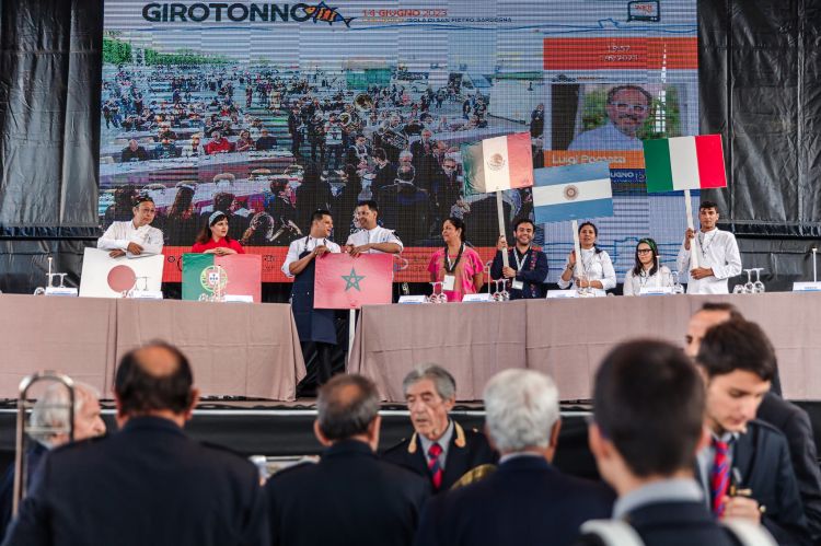 I concorrenti di Girotonno 2023: rappresentavano Italia, Marocco, Giappone, Messico, Argentina e Portogallo
