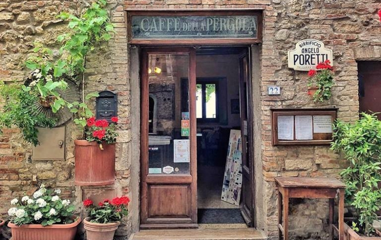 L'ingresso de La Pergola di Radicondoli