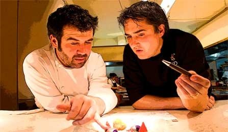 I deu chef di Biko Bruno Oteiza (a sinistra) e Mikel Alonso