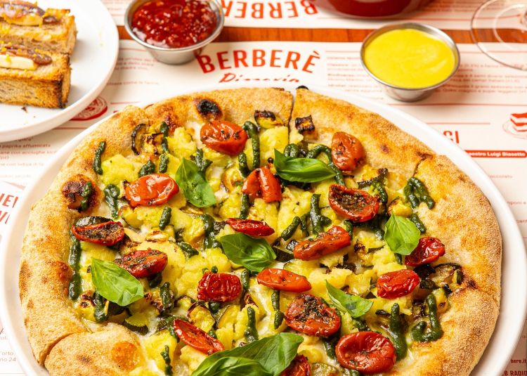 Una delle appetisosissime pizze (in questo caso, l