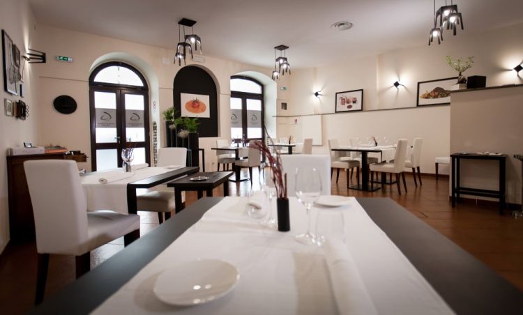 Uno scorcio della sala del Danilo Ciavattini Ristorante di Viterbo
