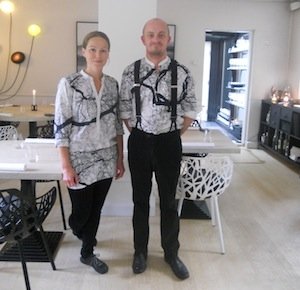 Anita and chef Lars Thomsen