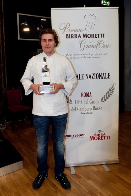 Giuliano Baldessari, vincitore della prima edizione del Premio Birra Moretti Grand Cru
