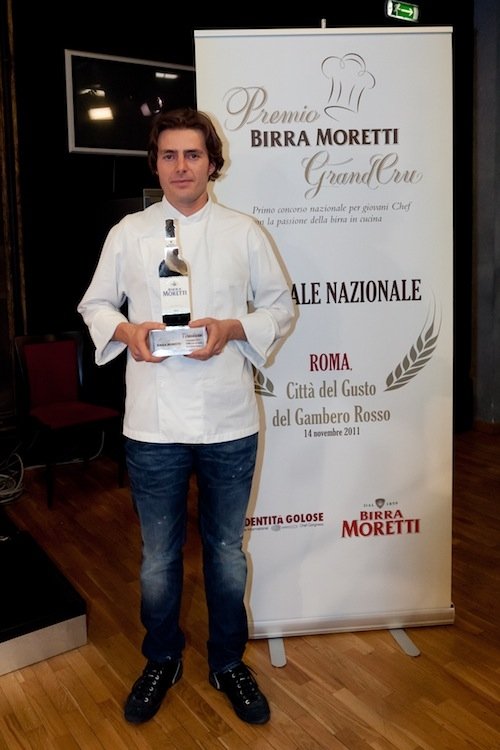 Giuliano Baldessari, vincitore della prima edizione del Premio Birra Moretti Grand Cru