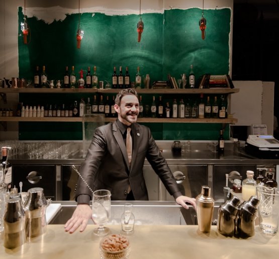 Guglielmo Miriello, Pisacco and Dry's cocktailman (photo by Diego Rigatti)