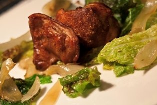 Maialino croccante con verze in agrodolce di Daniel Canzian