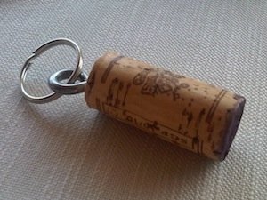 Cork becomes a key chain