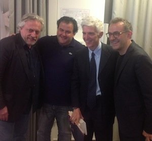 Davide Scabin, Gennaro Esposito, Massimo Bray e Massimo Bottura