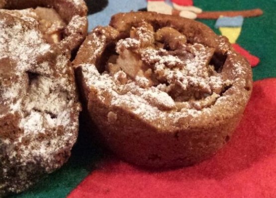 Crostatine alla castagna, pere e cioccolato senza glutine di Fanella (ricetta coming soon)