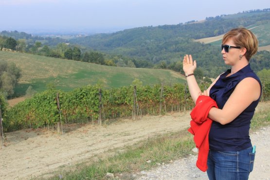 Gaia Bucciarelli, Santa Giustina, sta cercando di ragionare sui vitigni storici del Piacentino
