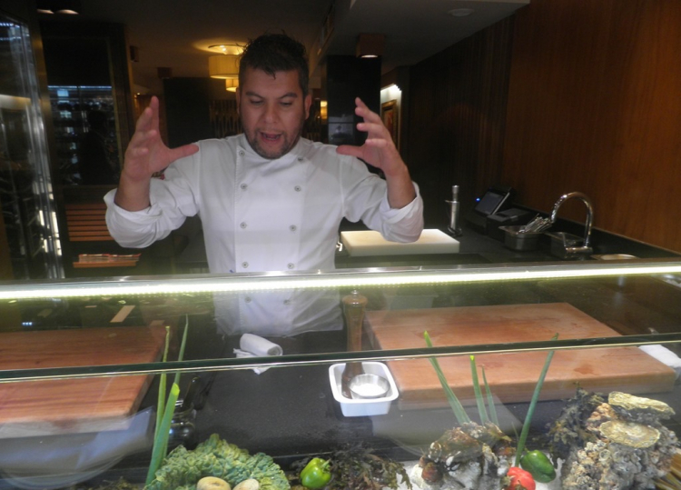 Lo chef Ever Cubillas (foto Regol)