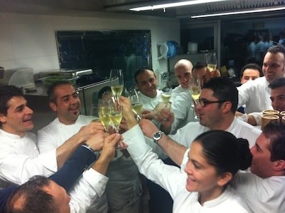 Brindisi di fine cena