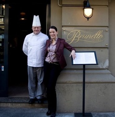 Nicola Cortesi and Tunde Pecsvari of Osteria Brunello, +39.02.6592973