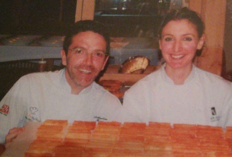 Con Sebastien Bras, chef, figlio di Michel
