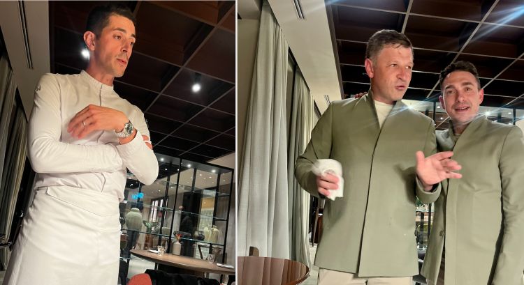 Michelangelo Mammoliti, Petru Sula e il sommelier pugliese Alessandro Tupputi