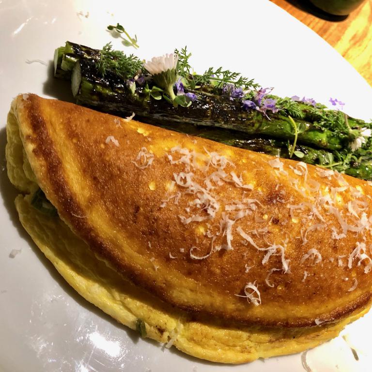 Omelette soufflée di Francesco Capuzzo Dolcetta, Marzapane, Roma
