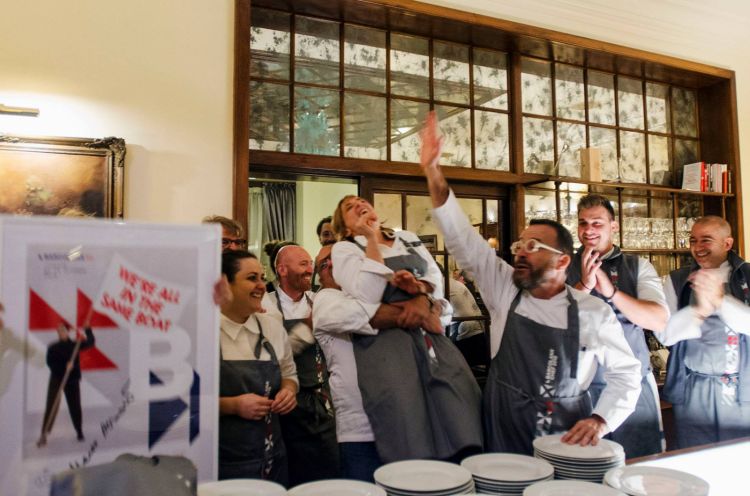 La Klugmann "festeggiata" da Sadler