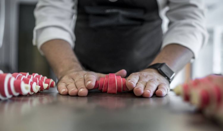 Criossant con confettura di lampone
