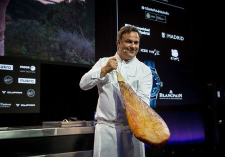 Il prosciutto di tonno rosso presentato da Ángel León, questa foto è tratta da Madrid Fusión 2021