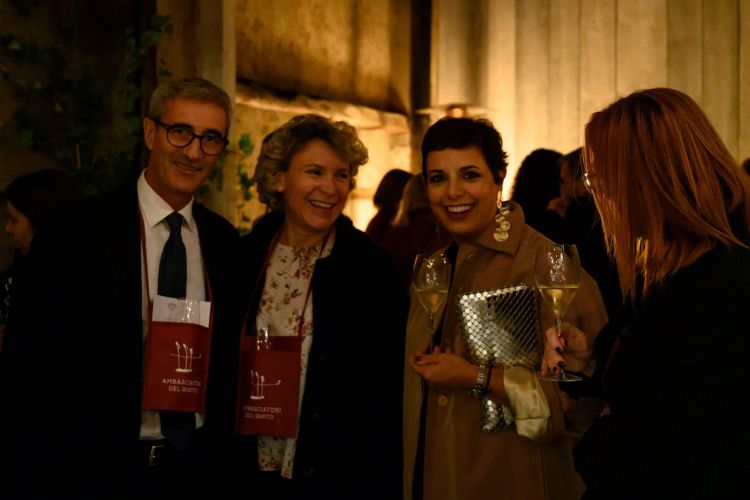 Riccardo Felicetti con signora e Francesca Barberini