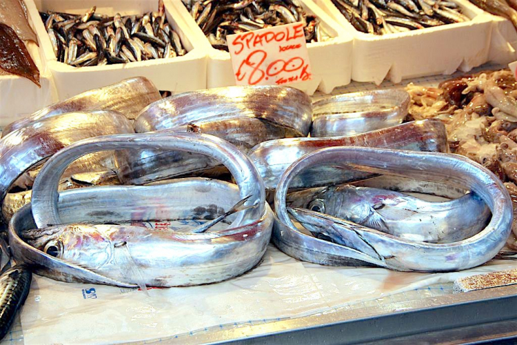 Pesce azzurro al mercato di Ortigia, Siracusa (fot