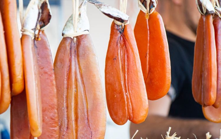 Baffe di bottarga di Cabras
