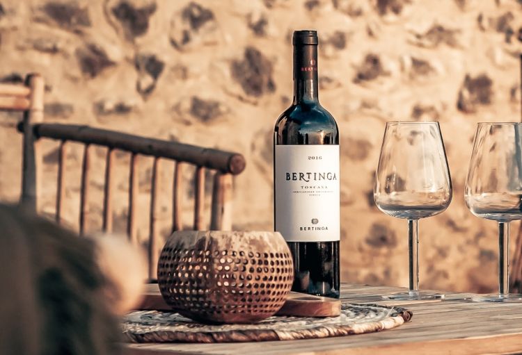 Bertinga è un blend di Merlot e Sangiovese