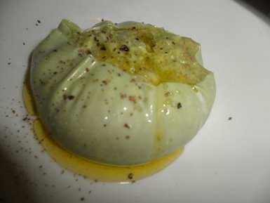 Burrata di plancton, ricci di mare e limoni marocchini